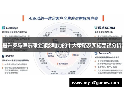 提升罗马俱乐部全球影响力的十大策略及实施路径分析