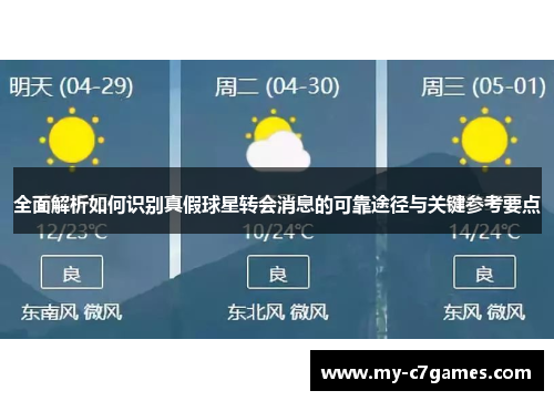 全面解析如何识别真假球星转会消息的可靠途径与关键参考要点